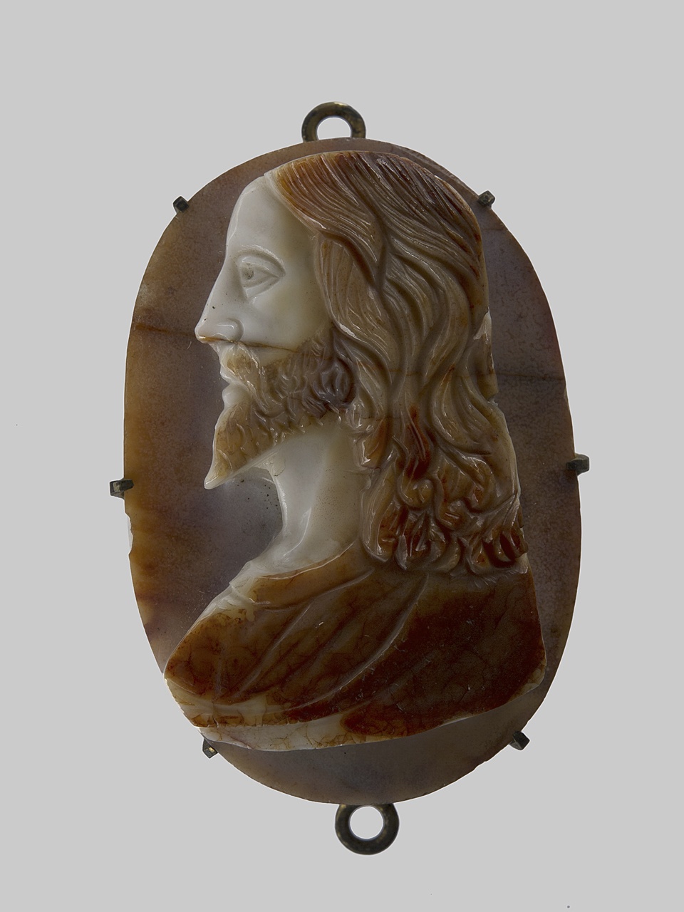 busto di Cristo (cammeo) - bottega italiana (fine sec. XV)
