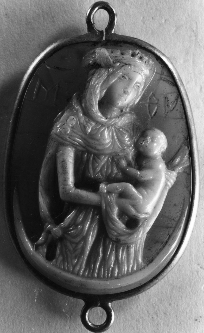 Madonna con Bambino (cammeo) - bottega italiana (?) (metà sec. XV)