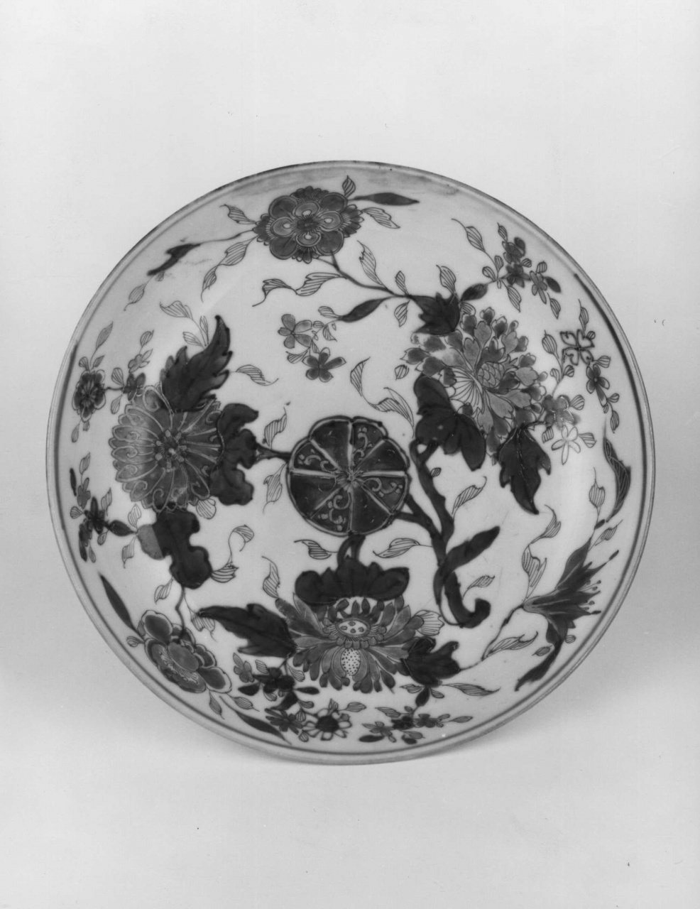 piatto - manifattura cinese (inizio sec. XVIII)