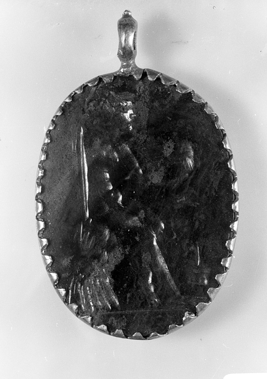 Marte (decorazione a intaglio) - bottega italiana (sec. XVIII)