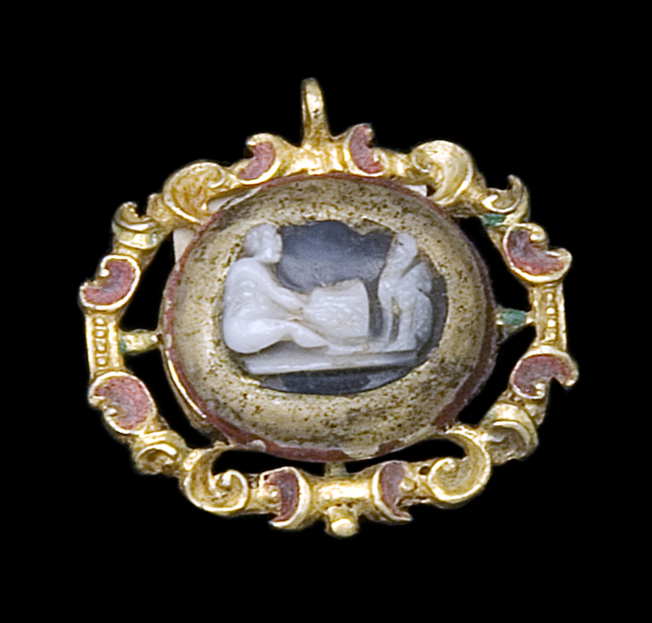 putto (cammeo) - bottega italiana (fine/ inizio, prima metà secc. XVI/ XVII, sec. XVII)