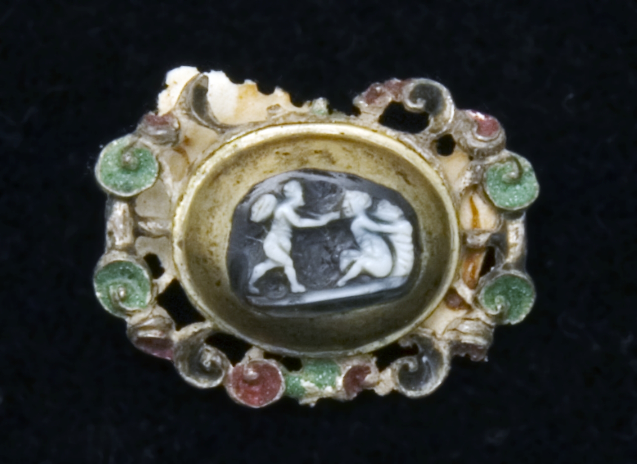 putti (cammeo) - bottega italiana (fine/ inizio, prima metà secc. XVI/ XVII, sec. XVII)