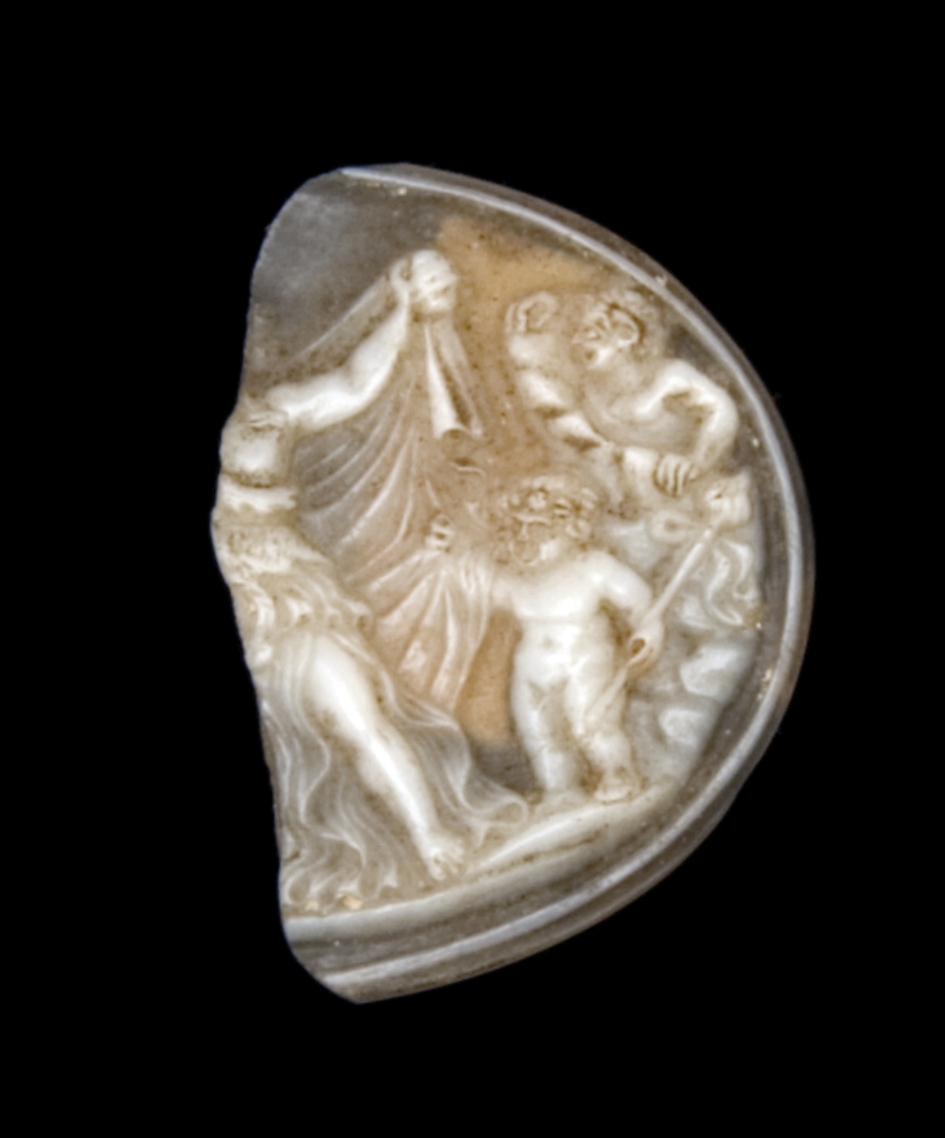 baccanale (cammeo, frammento) - bottega romana (?) (secc. I/ II)