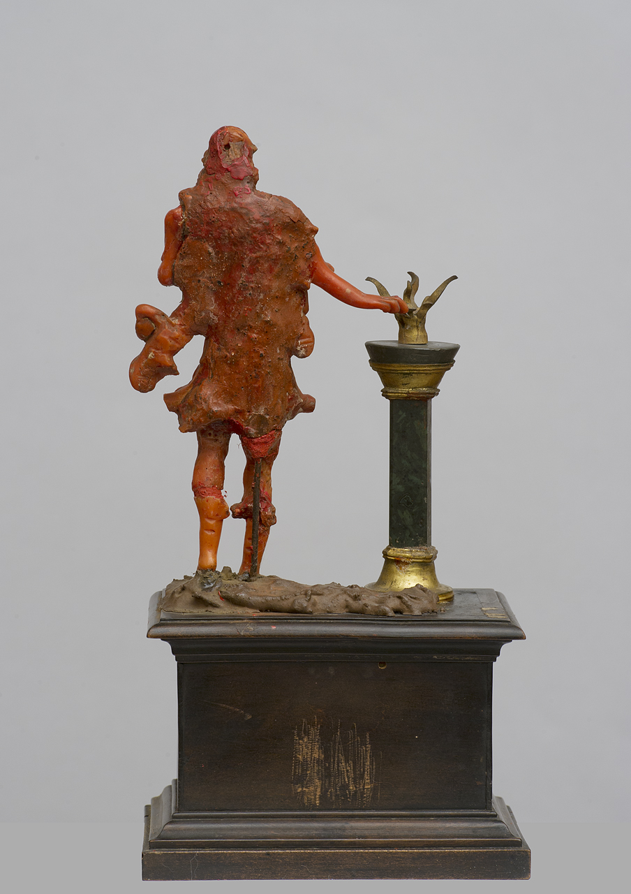 Muzio Scevola (statuetta) - bottega siciliana (fine/ inizio secc. XVI/ XVII) 