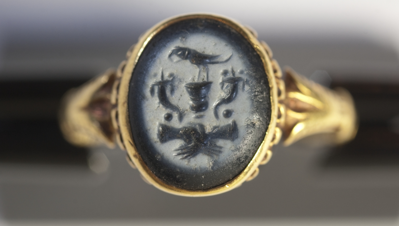 anello - bottega fiorentina, arte romana (secc. I/ II, sec. XVI)