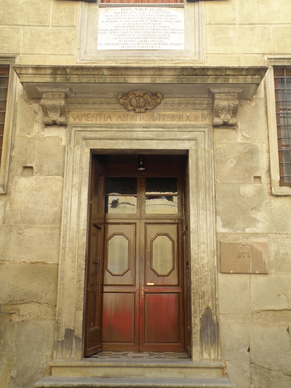 mostra di portale - bottega fiorentina (sec. XV)