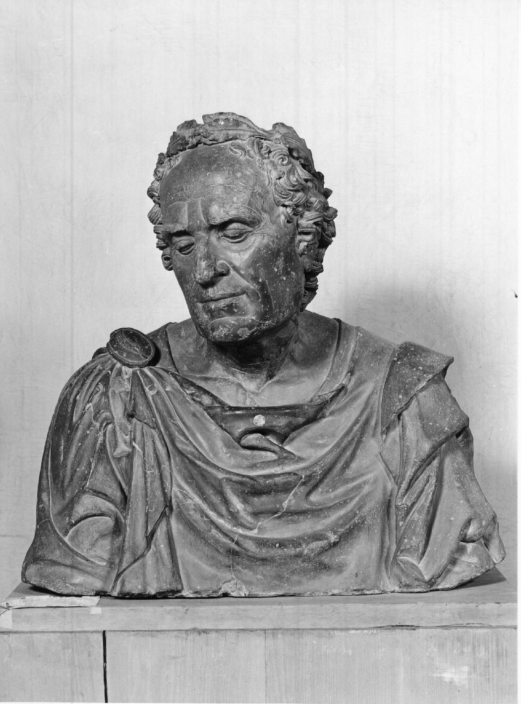 Il poeta Virgilio (70-19 A.C.) (busto, opera isolata) - ambito mantovano (primo quarto sec. XVI)