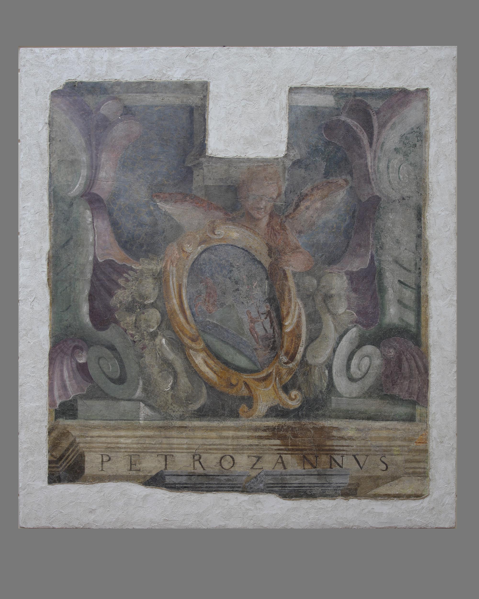 trionfi di Cesare e figure allegoriche (dipinto, ciclo) di Dondi Ludovico (attribuito) - ambito mantovano (sec. XVI, sec. XVII)