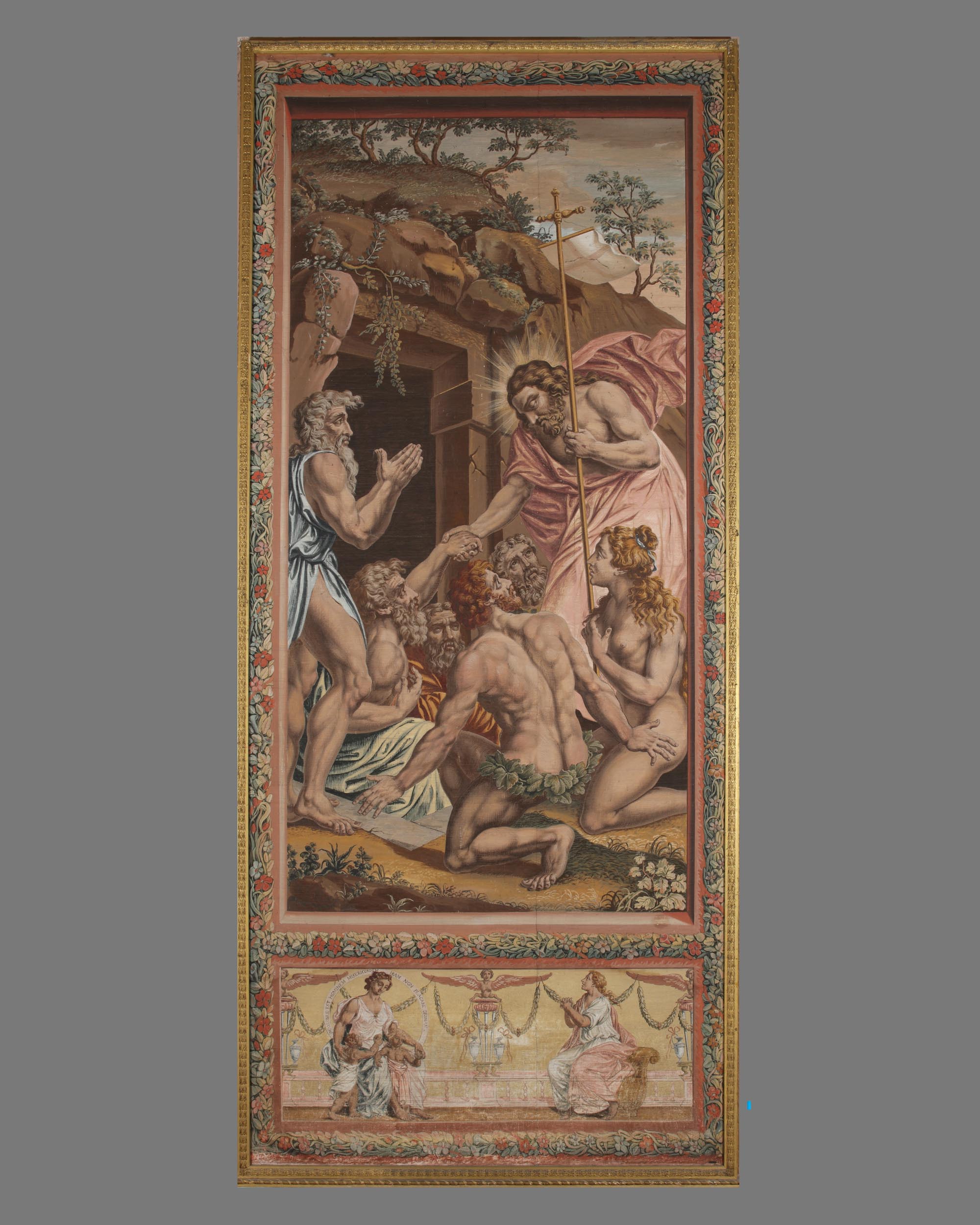 Gesù scende nel Limbo, discesa di Cristo al limbo (dipinto, elemento d'insieme) di Campi Felice (sec. XVIII)
