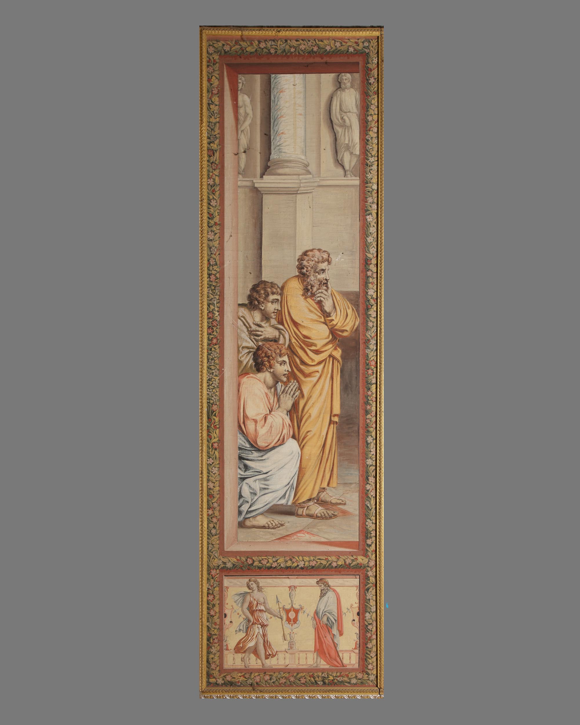 storie della vita di Gesù e motivi decorativi (dipinto, ciclo) di Campi Felice (sec. XVIII)