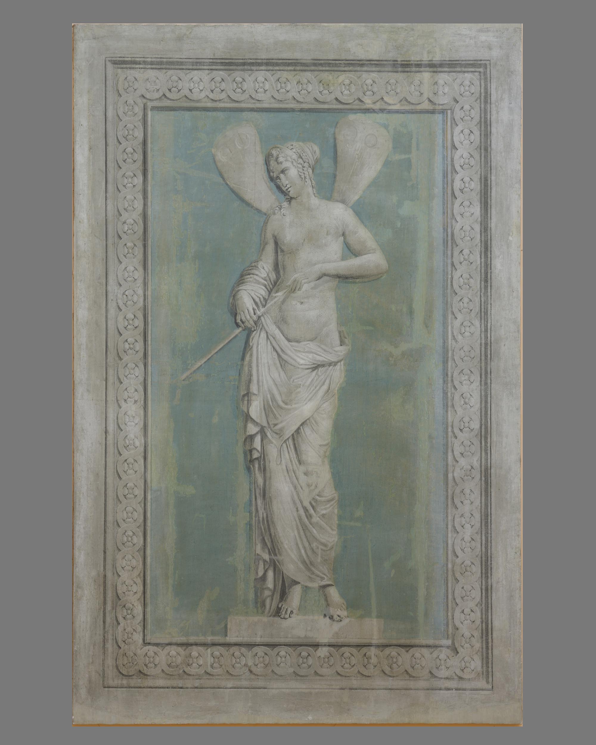 figure allegoriche femminili (dipinto, ciclo) di Comerio Agostino (sec. XIX)