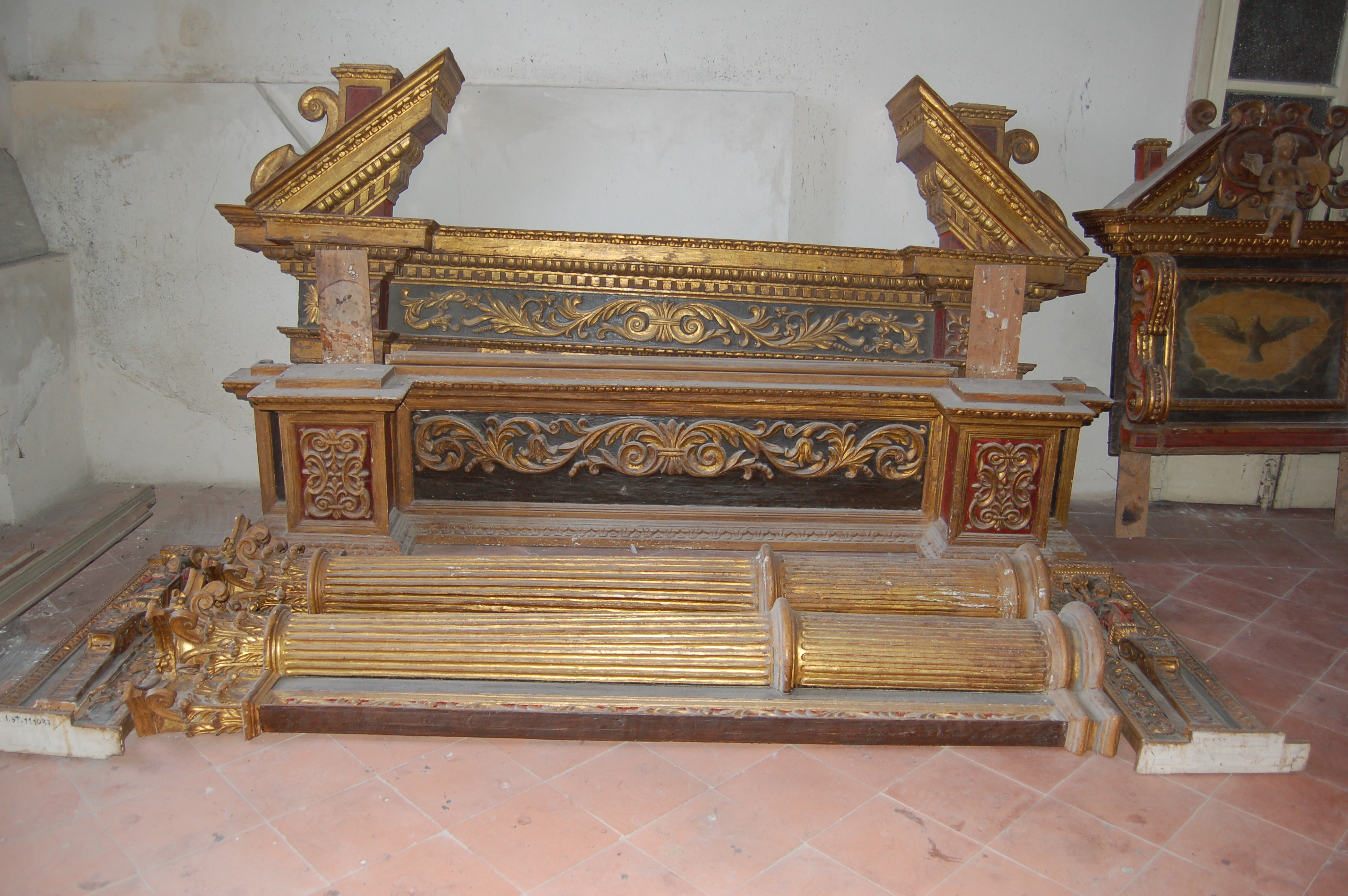 altare, insieme - ambito lombardo (fine/ inizio secc. XVI/ XVII)