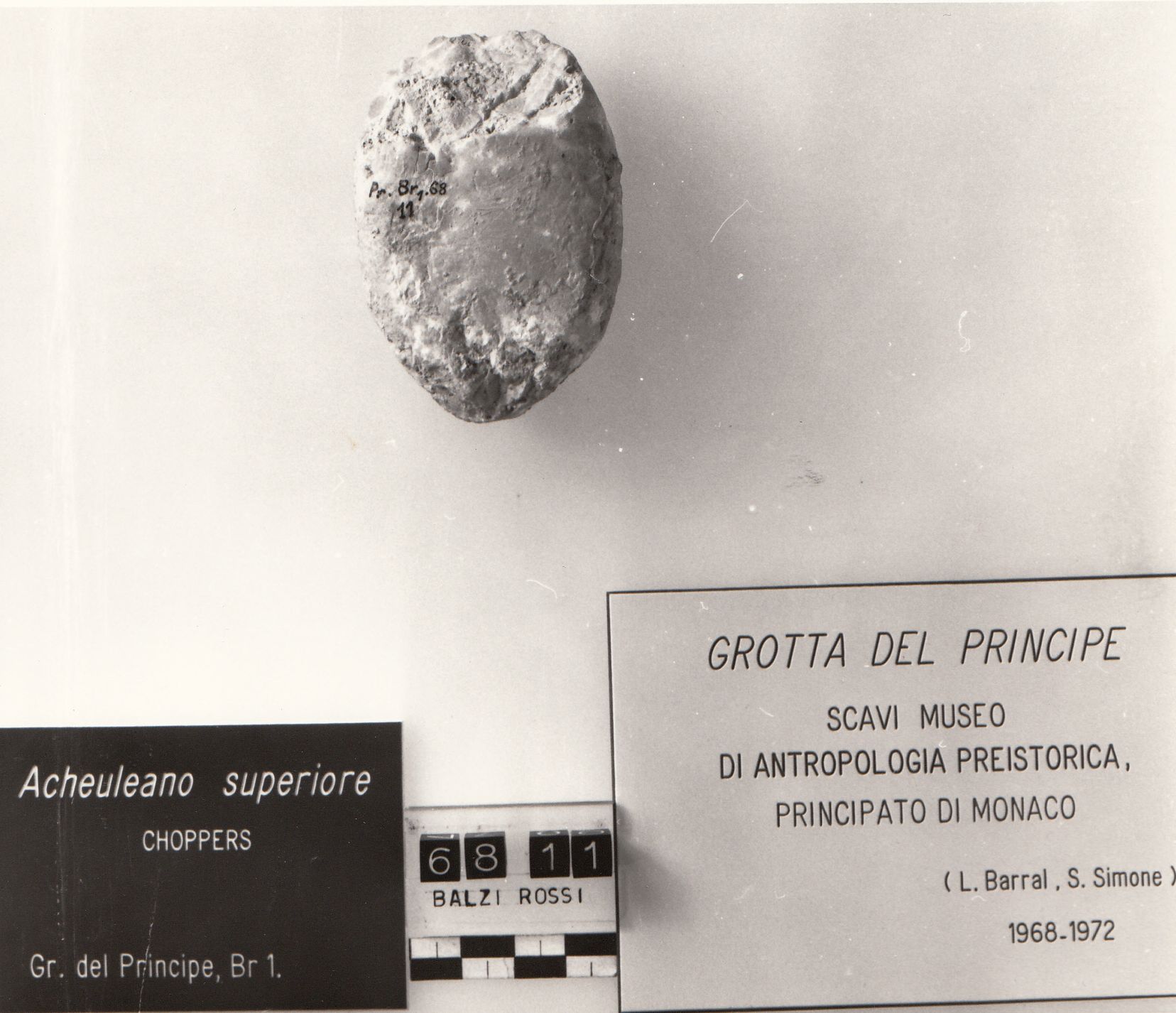 chopper (Acheuleano superiore Paleolitico inferiore)
