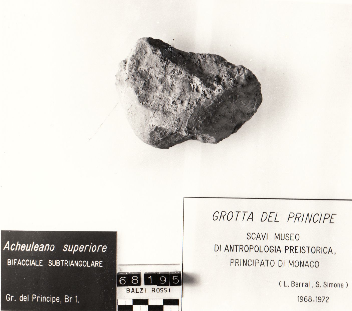 bifacciale, subtriangolare (Acheuleano superiore Paleolitico inferiore)