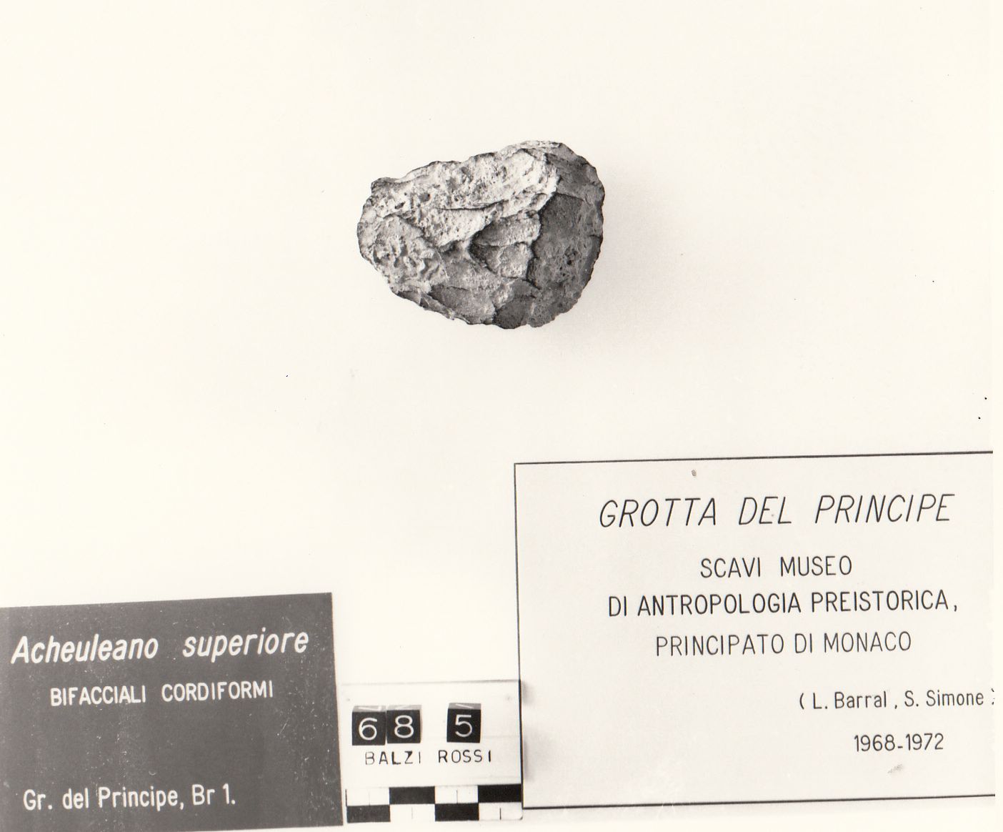 bifacciale, cordiforme (Acheuleano superiore Paleolitico inferiore)