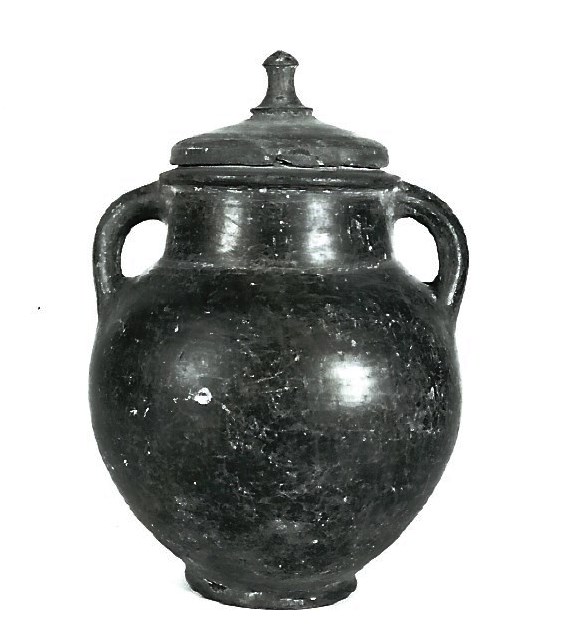 anfora/ con coperchio - produzione etrusca (VI a.C)