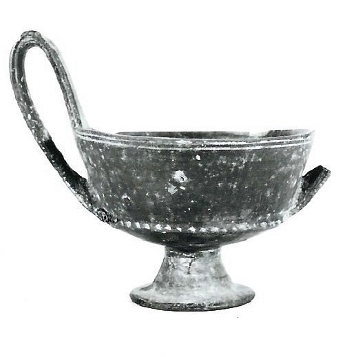 kantharos - produzione etrusca (fine/ inizio VII-VI a.C)