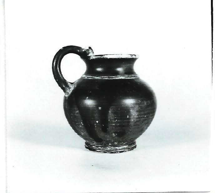 olpe, Morel 58 c variante - produzione aretino volterrana (fine/ metà IV-II a.C)