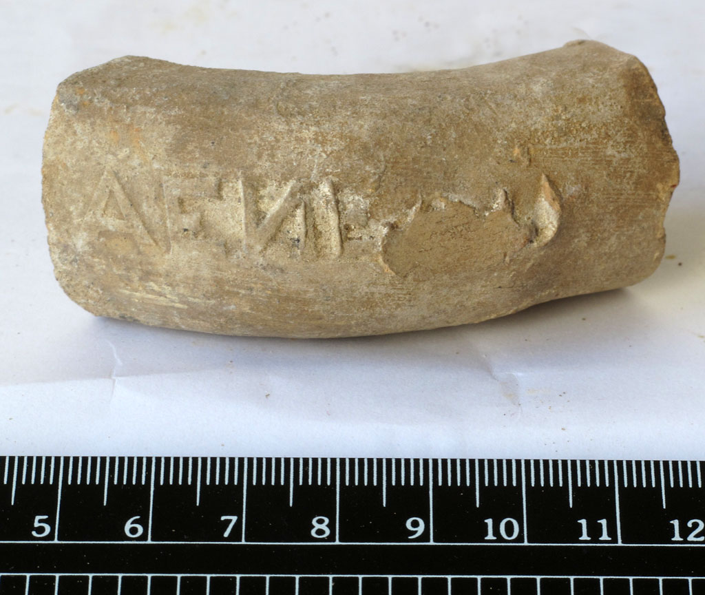 anfora/ ansa - manifattura di Giancola (metà/ metà secc. II/ I a.C)