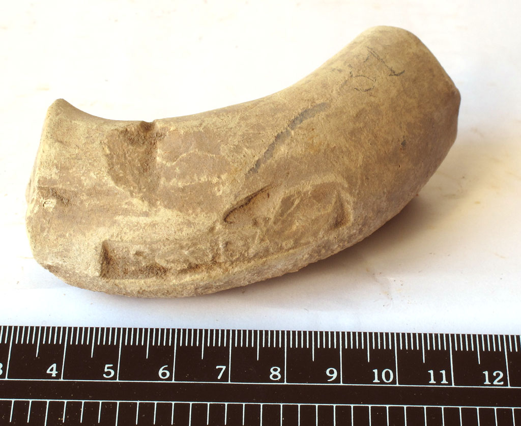 anfora/ ansa - manifattura di Giancola (metà/ metà secc. II/ I a.C)