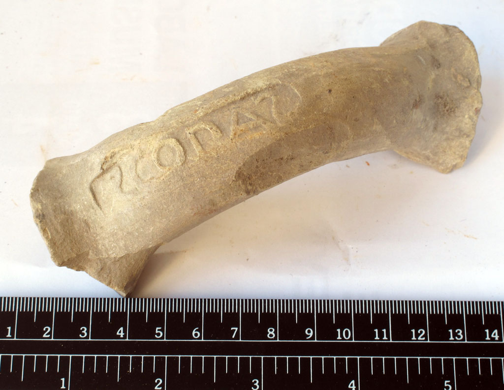 anfora/ ansa - manifattura di Giancola (metà/ metà secc. II/ I a.C)