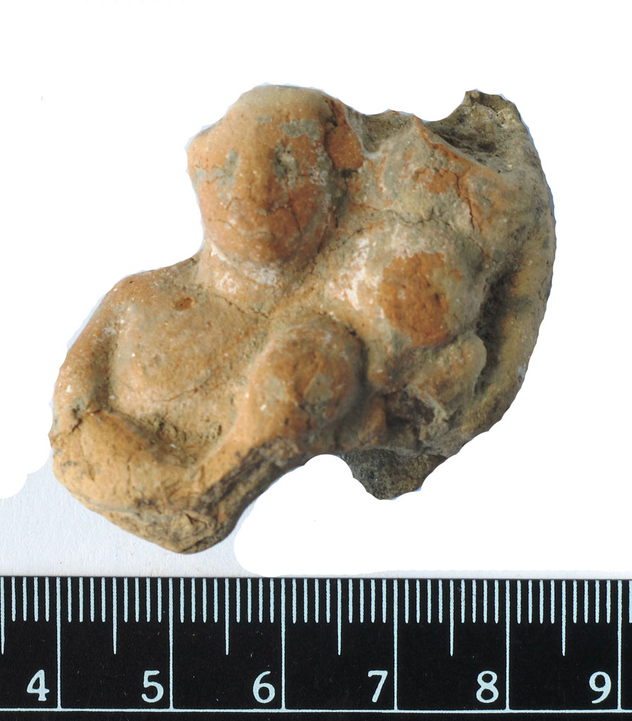 Figura femminile con bambino (gruppo votivo) - ambito meridionale (secc. IV/ III a.C)