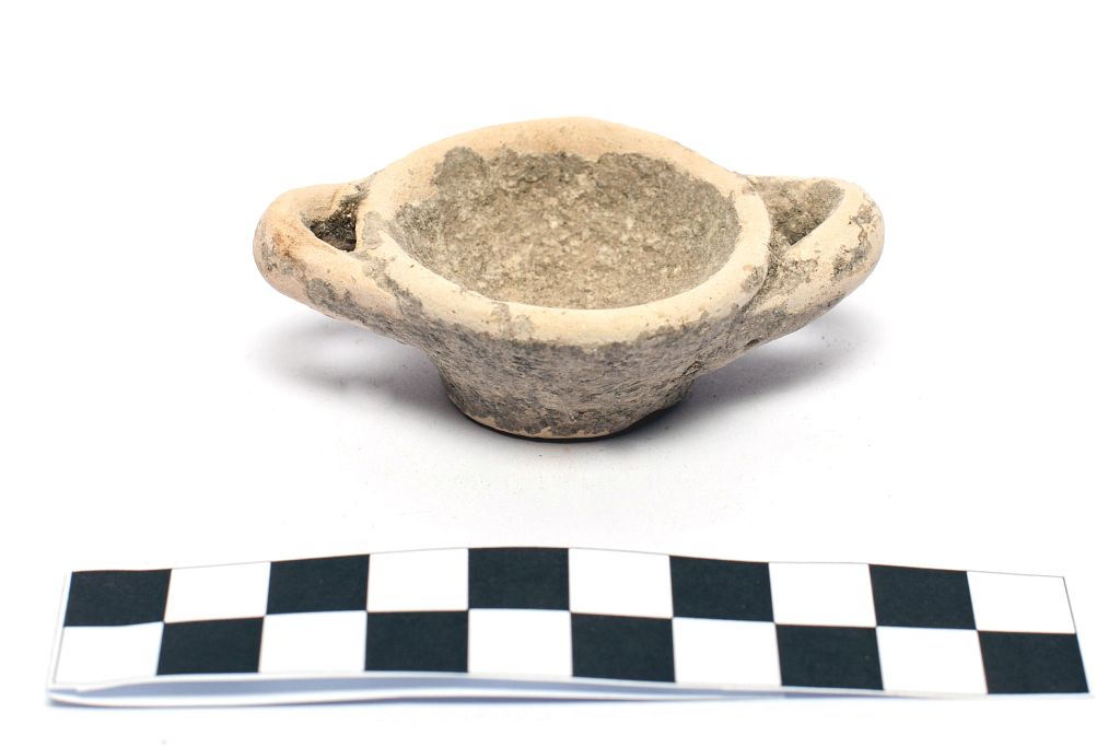 coppetta biansata miniaturistica - ambito magno-greco (secc. V/ IV a.C)