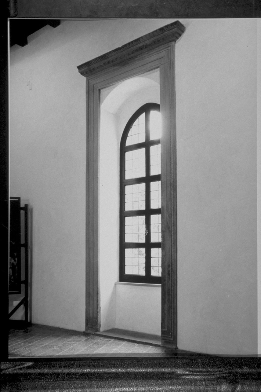 motivi decorativi (mostra di finestra, serie) - bottega Italia centrale (seconda metà sec. XV)