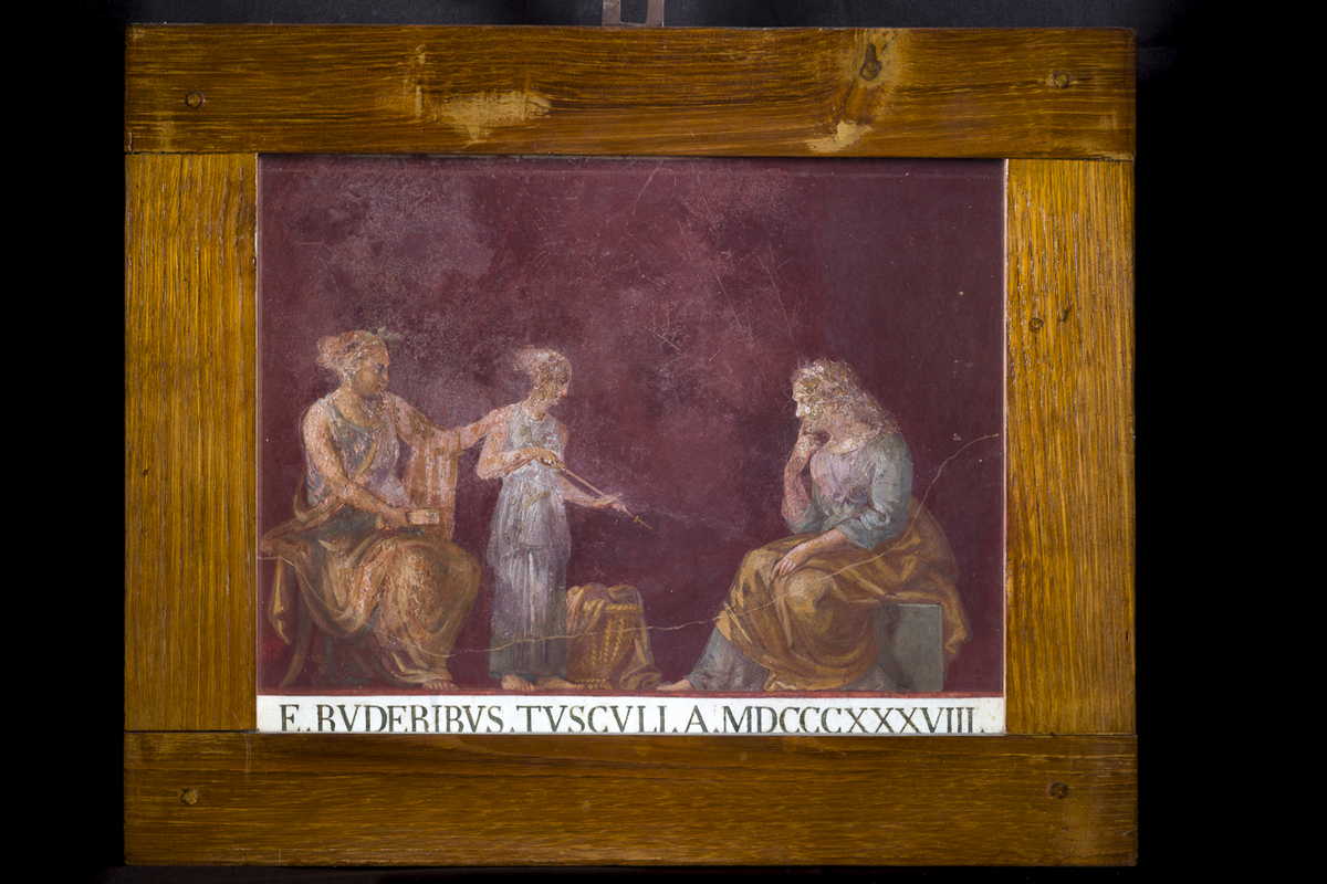 affresco/ frammenti (Età di Adriano)