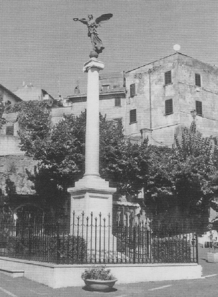 allegoria della Vittoria (monumento ai caduti - ad obelisco) di Zaccaria A (sec. XX)