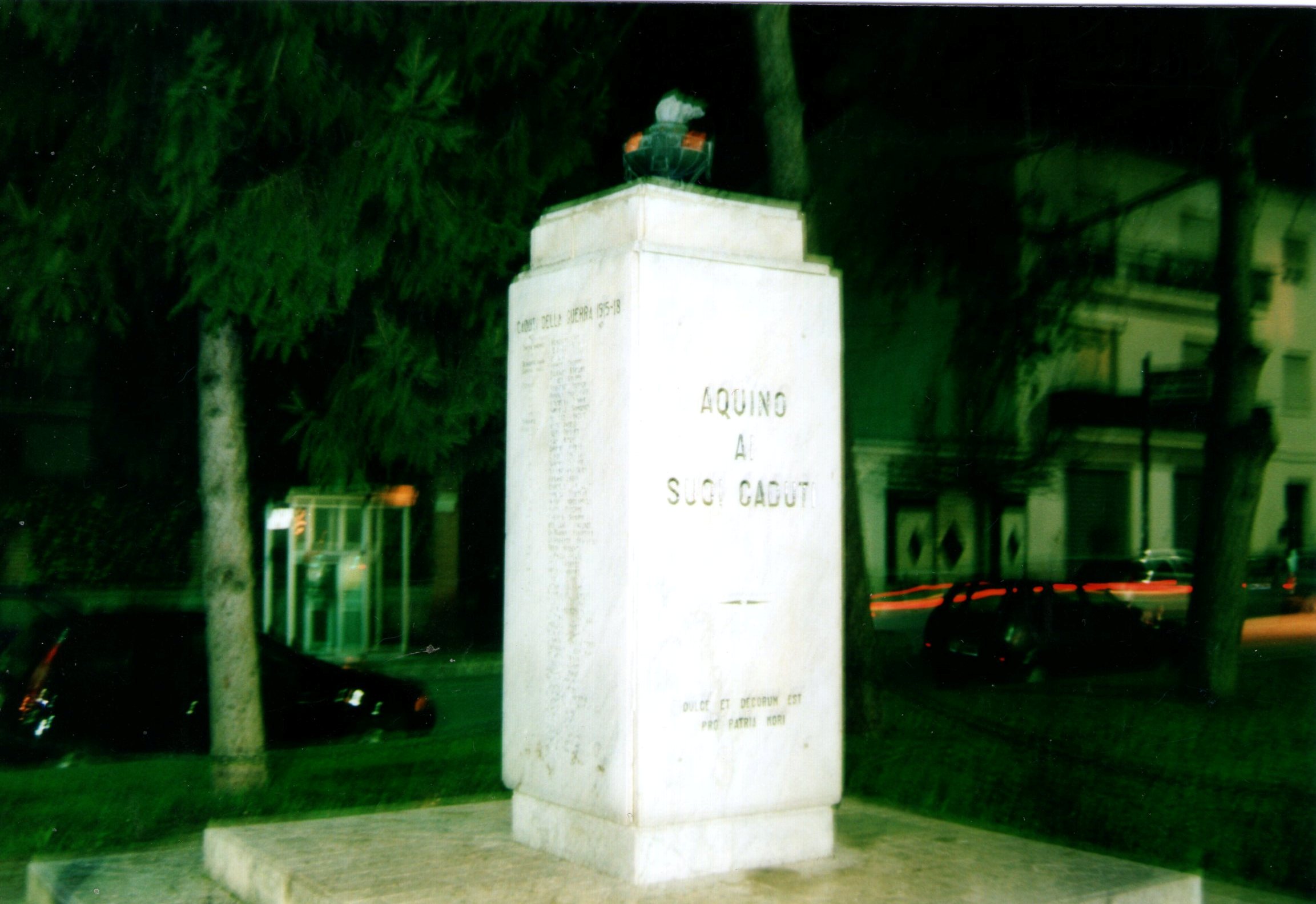 monumento ai caduti - a cippo - ambito laziale (sec. XX)