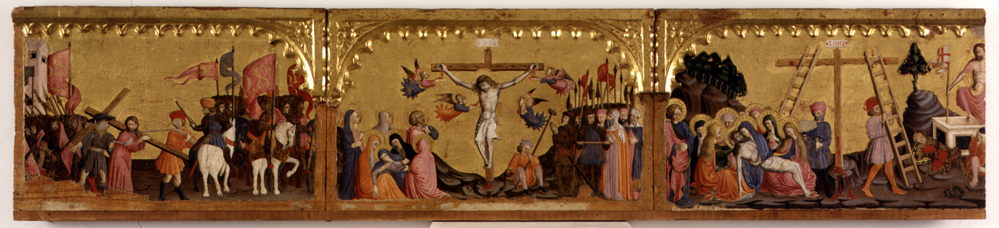 storie della passione di Cristo (predella, insieme) di Mariano di Antonio (attribuito) (metà sec. XV)