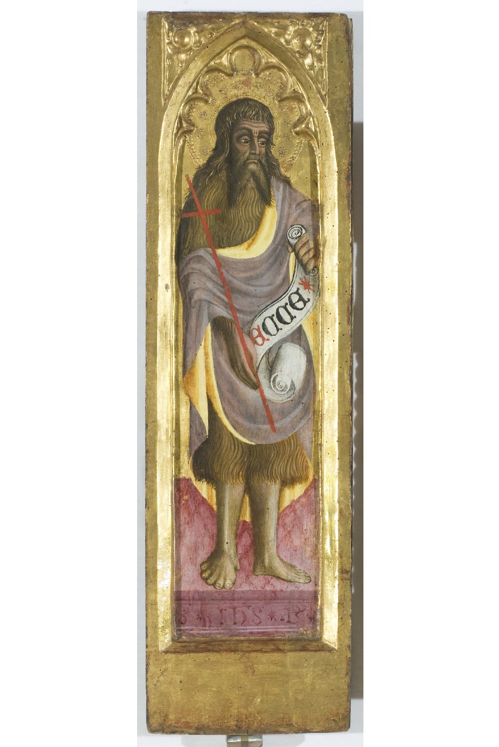 San Giovanni Battista (scomparto di polittico, elemento d'insieme) di Mariano d'Antonio (attribuito) (metà sec. XV)
