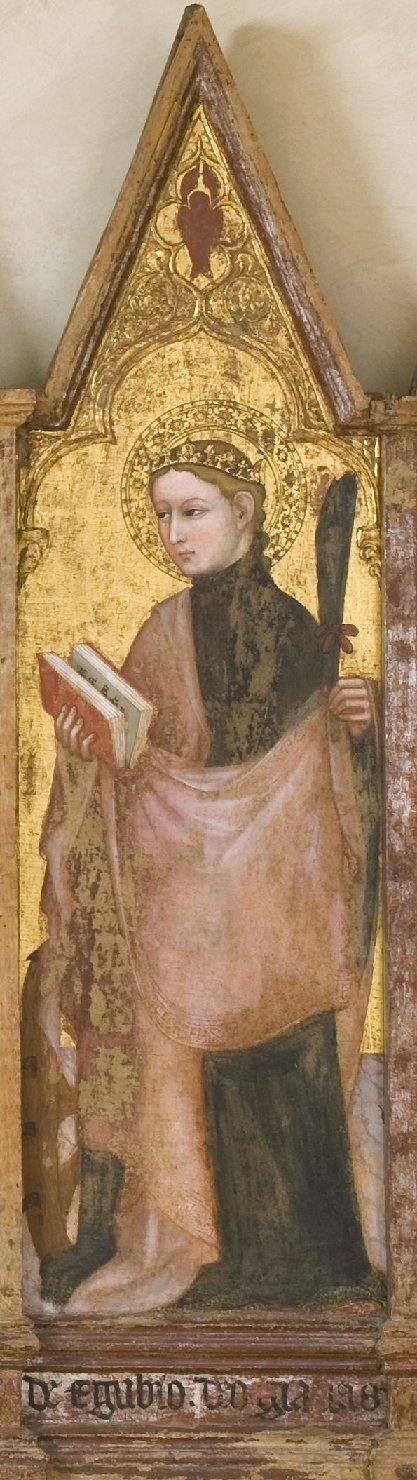 S. Caterina d'Alessandria (scomparto di polittico, elemento d'insieme) di Nelli Ottaviano (inizio sec. XV)