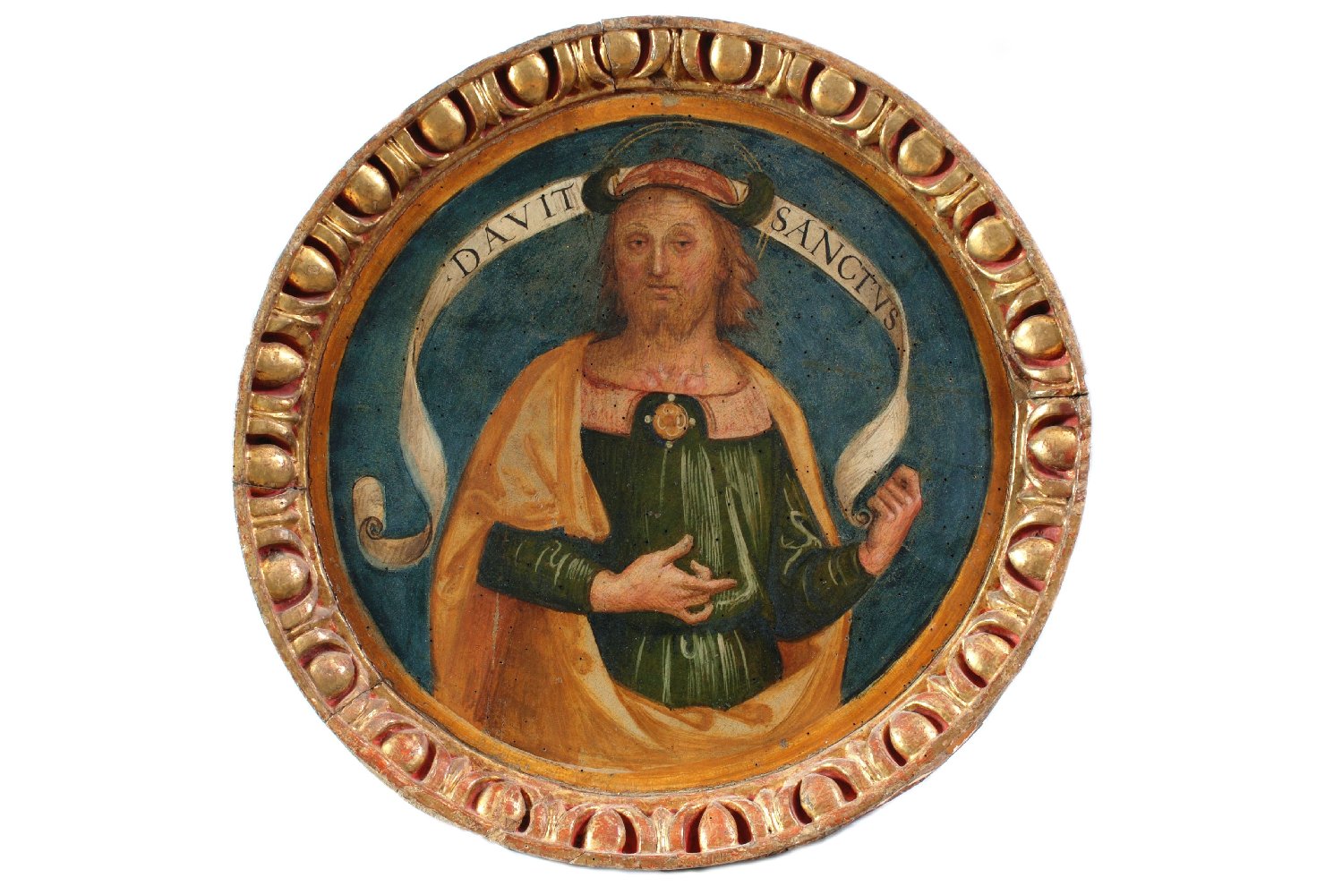 David (scomparto di polittico, elemento d'insieme) di Vannucci Pietro detto il Perugino (attribuito) (primo quarto sec. XVI)