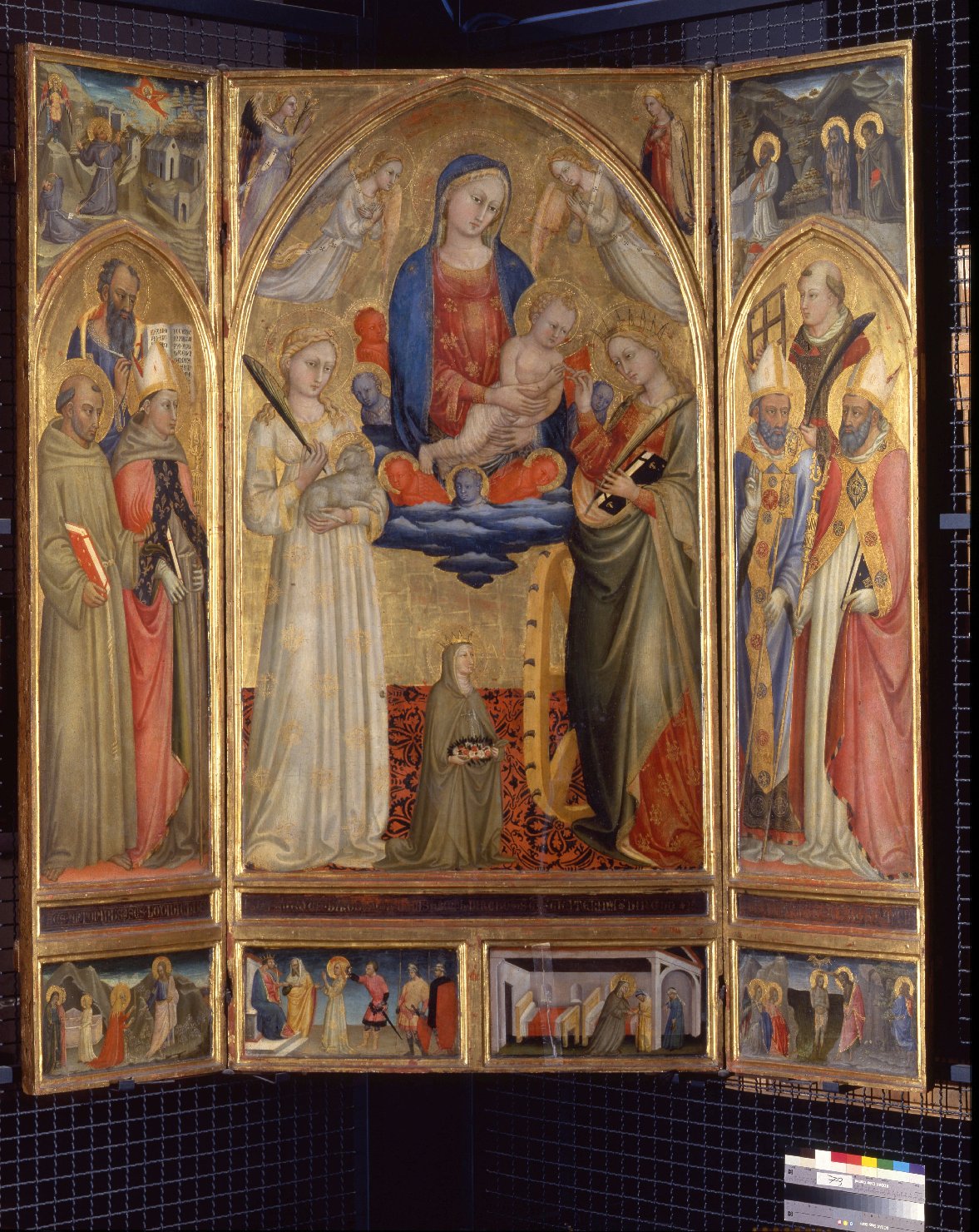 tabernacolo, insieme di Bicci di Lorenzo (attribuito) (prima metà sec. XV)