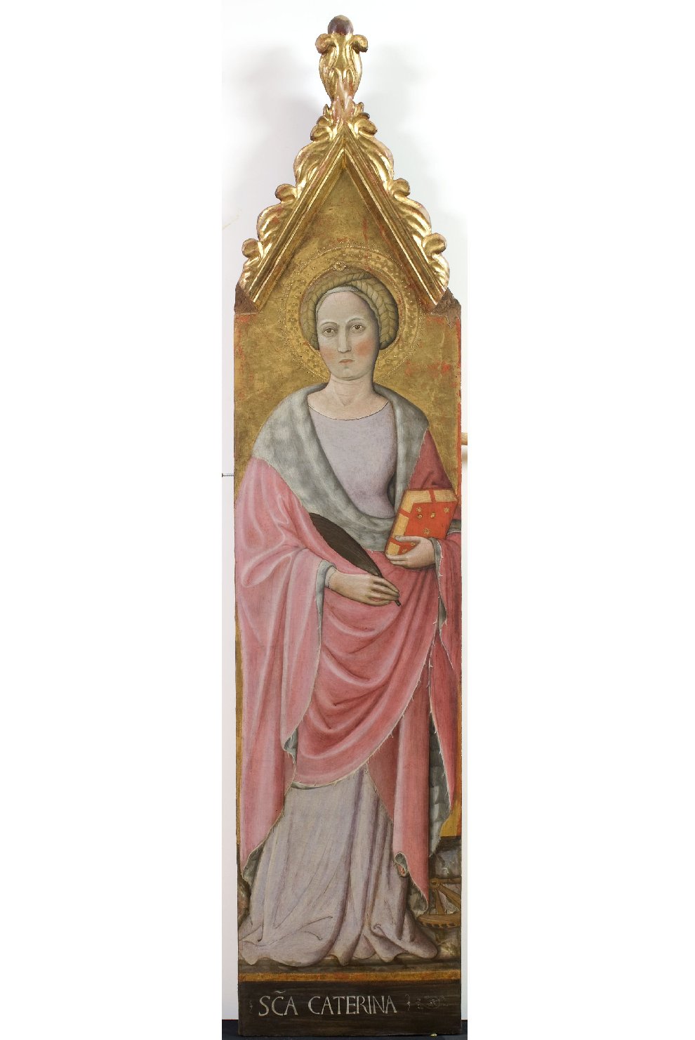 Santa Caterina d'Alessandria (scomparto di polittico, elemento d'insieme) di Pietro di Nicola Baroni (attribuito) (prima metà sec. XV)