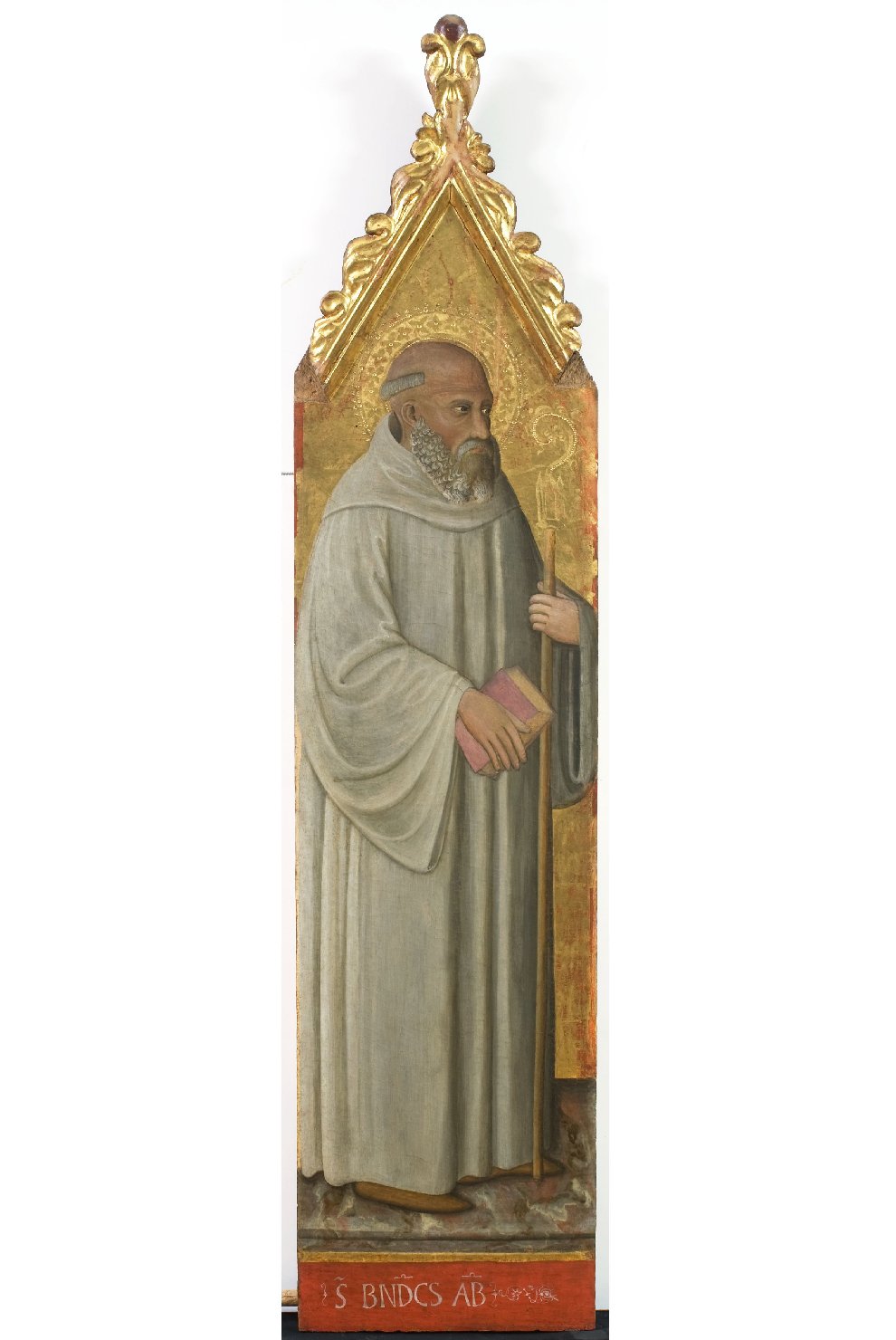 San Benedetto (scomparto di polittico, elemento d'insieme) di Pietro di Nicola Baroni (attribuito) (prima metà sec. XV)