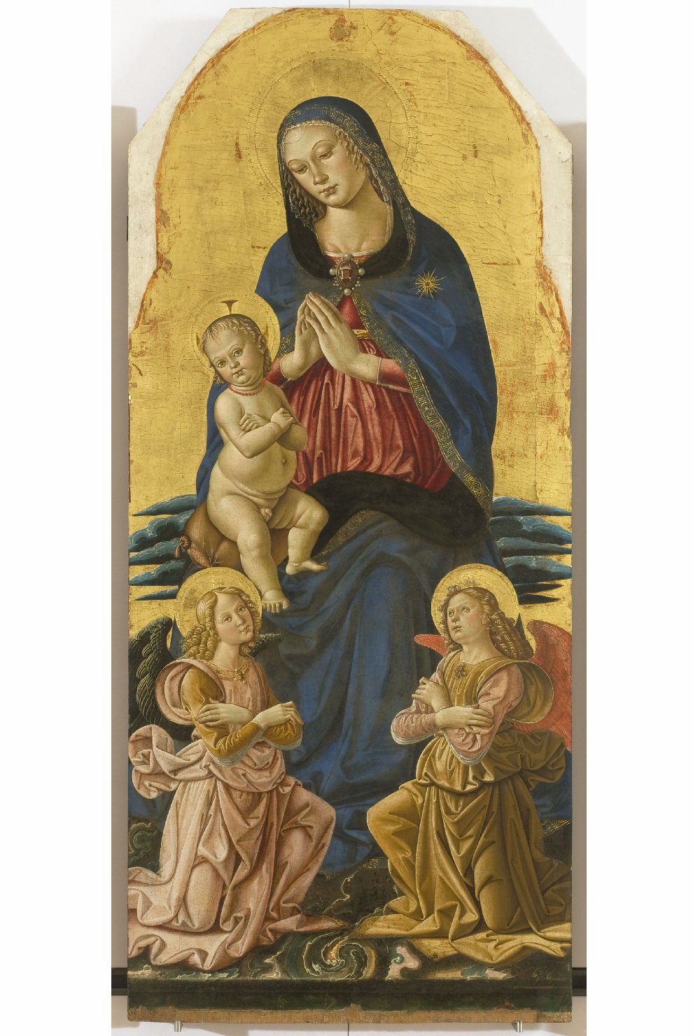 Madonna con Bambino e angeli (scomparto di polittico, elemento d'insieme) di Fiorenzo di Lorenzo (attribuito) (seconda metà sec. XV)