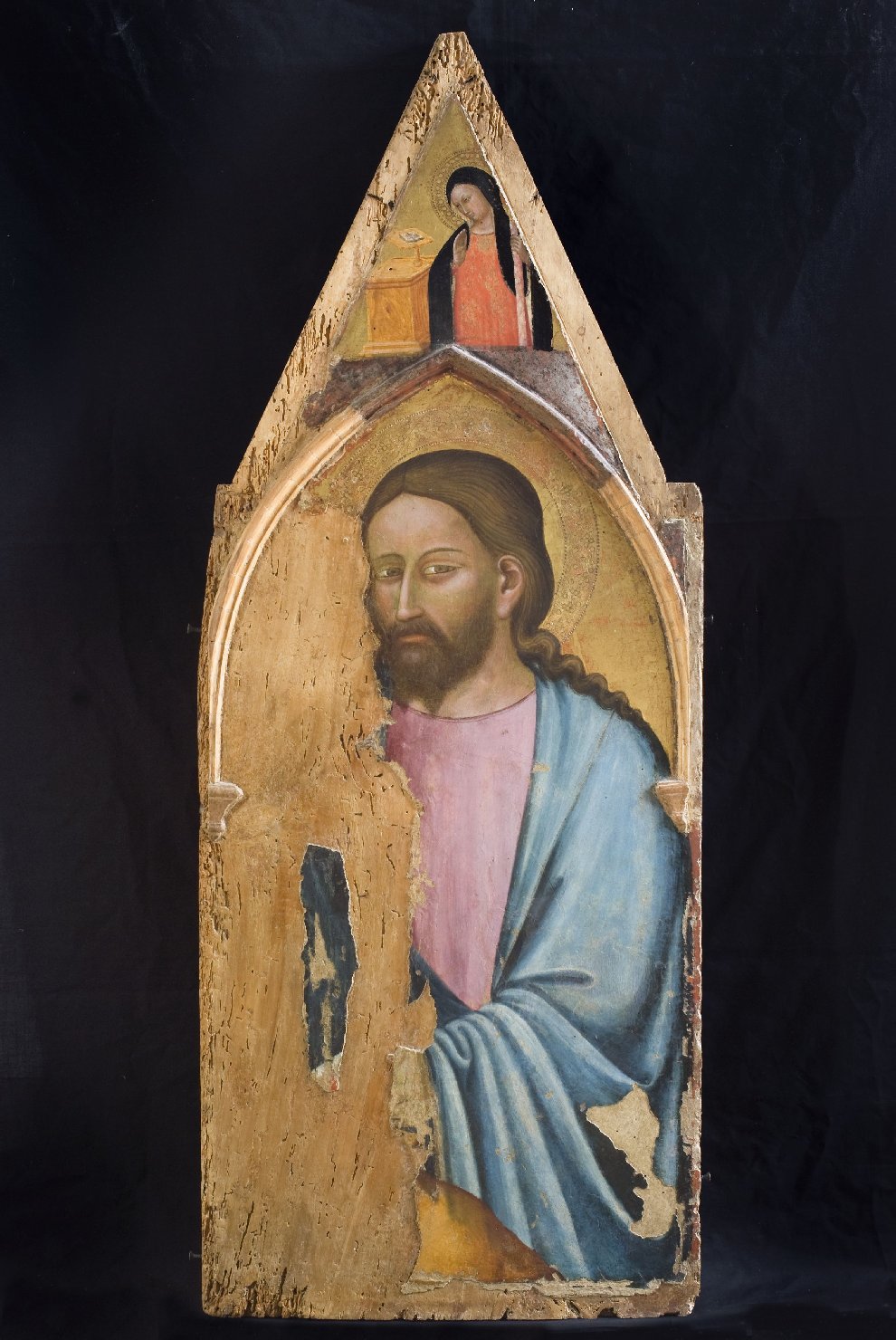 Santo apostolo, Vergine Annunciata (scomparto di polittico, elemento d'insieme) di Giovanni di Nicola (terzo quarto sec. XIV)