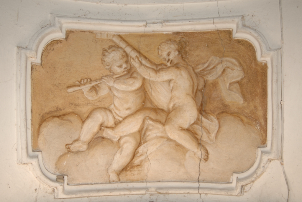 Putti musici (decorazione pittorica) di Bolla Giovanni (primo quarto XVIII)
