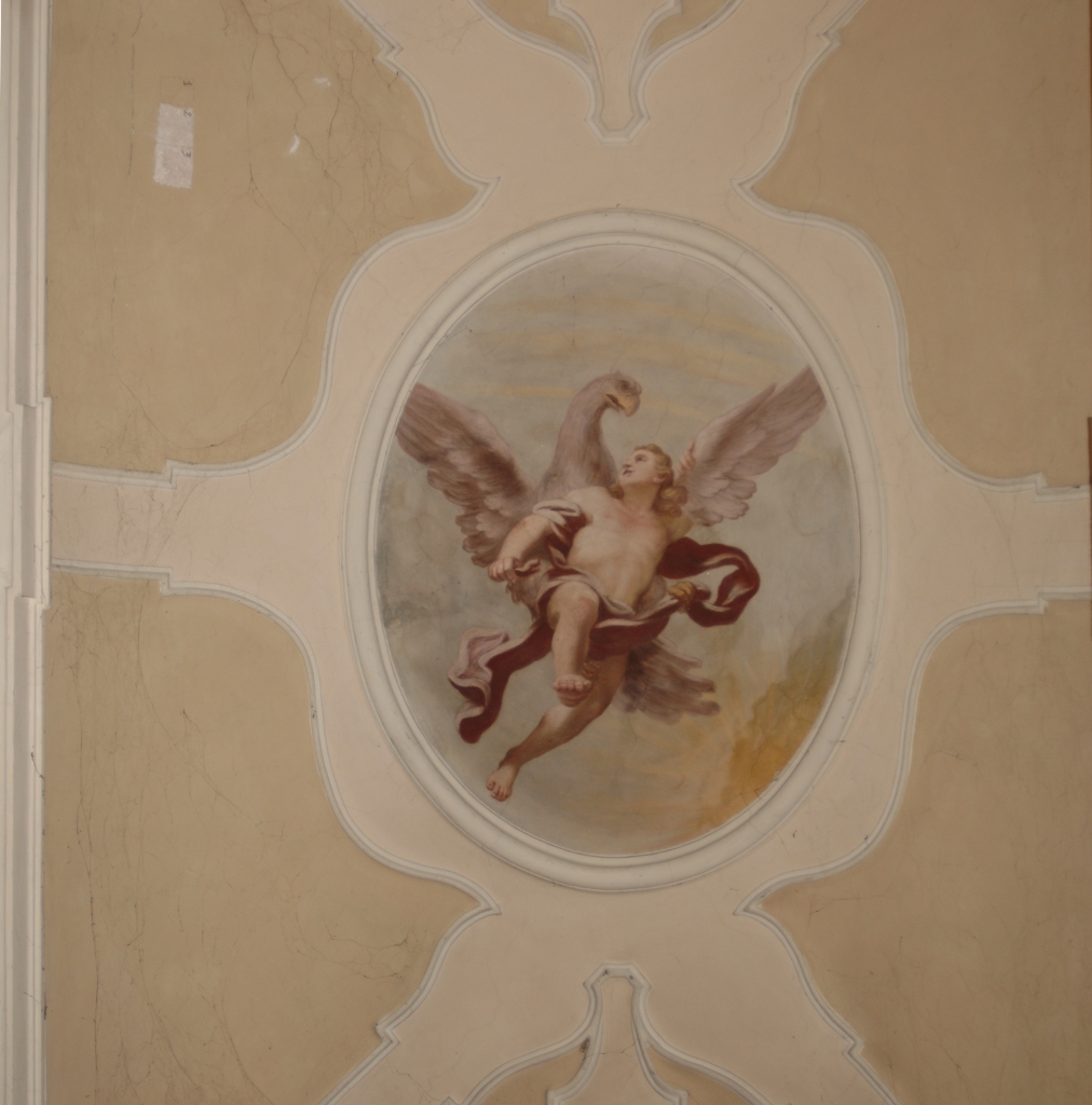 Il ratto di Ganimede, Il ratto di Ganimede (decorazione pittorica) di Bolla Giovanni (primo quarto XVIII)
