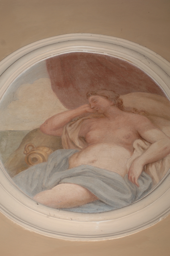 Arianna dormiente (decorazione pittorica) di Bolla Giovanni (primo quarto XVIII)