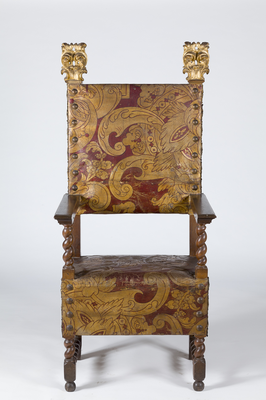 seggiolone - ambito Italia centro-settentrionale (metà XVII)