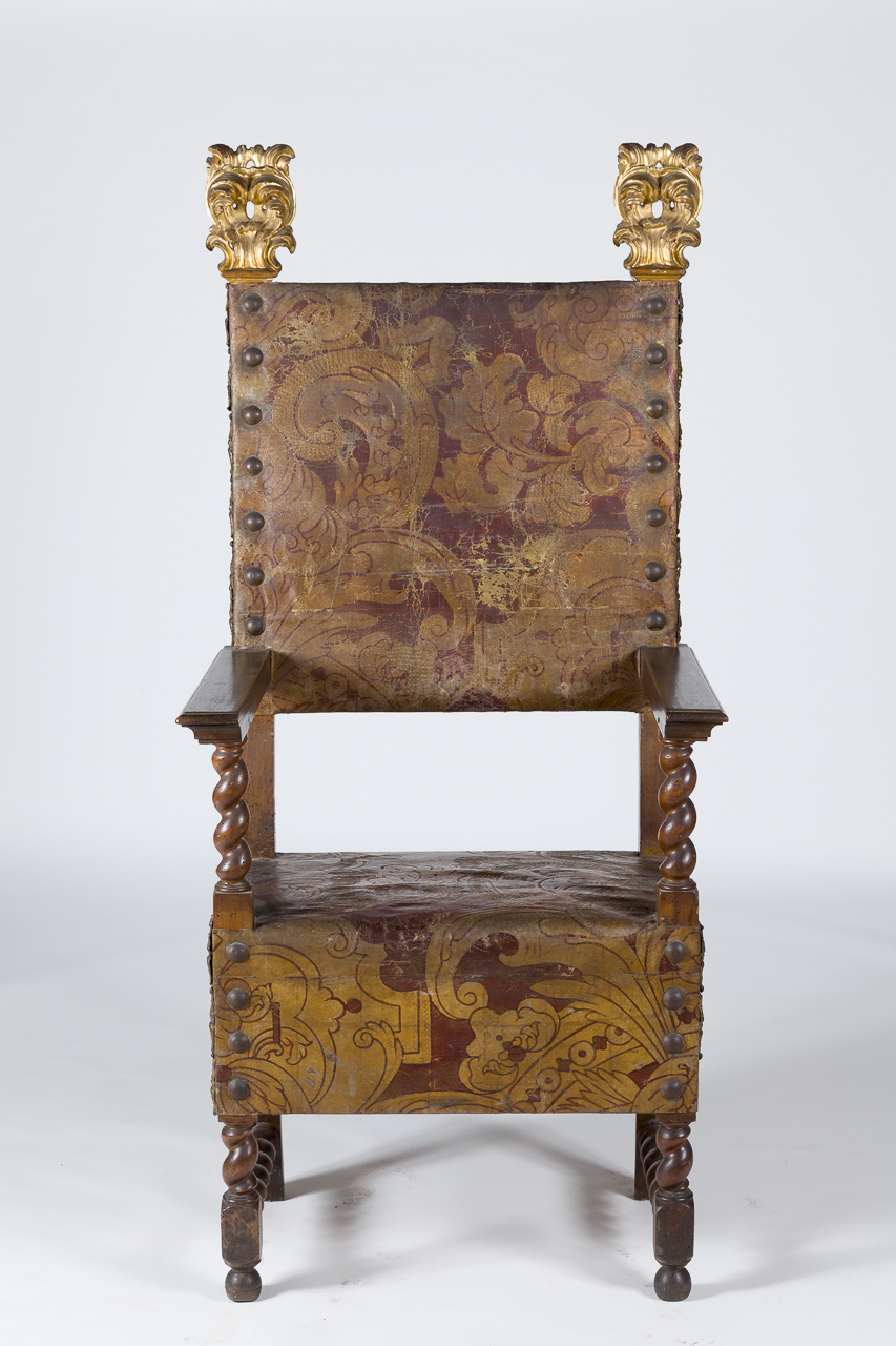 seggiolone - ambito Italia centro-settentrionale (metà XVII)