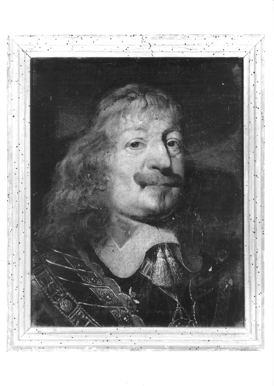 ritratto d'uomo (dipinto, opera isolata) - ambito piemontese (seconda metà sec. XVII)