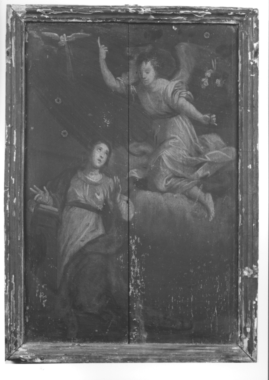 Annunciazione (dipinto, opera isolata) - ambito italiano (fine/ inizio secc. XVII/ XVIII)