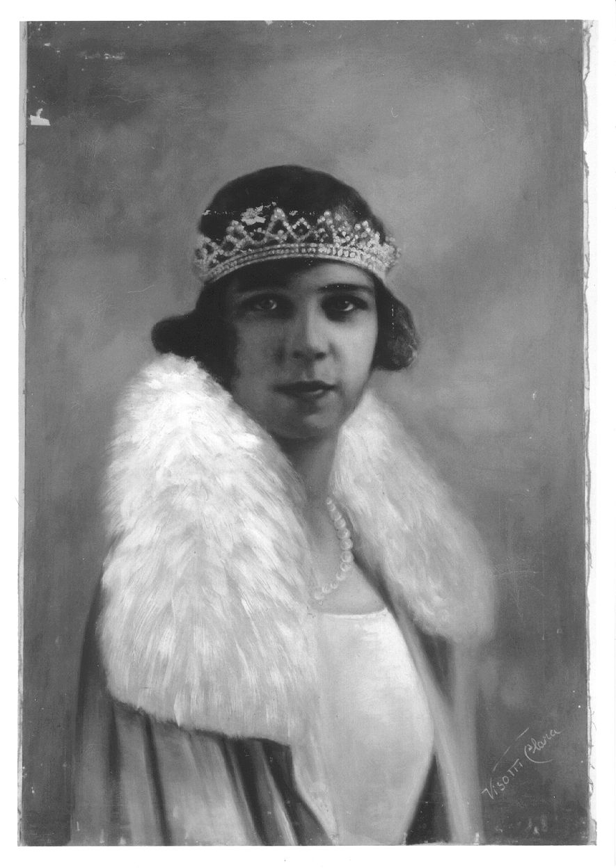 ritratto di Maria José del Belgio (dipinto, opera isolata) di Visotti Clara (secondo quarto sec. XX)