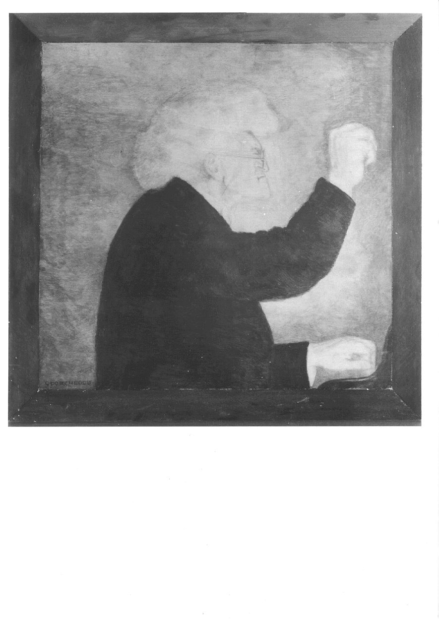 ritratto di pianista (dipinto, opera isolata) di Porcheddu Giuseppe (prima metà sec. XX)