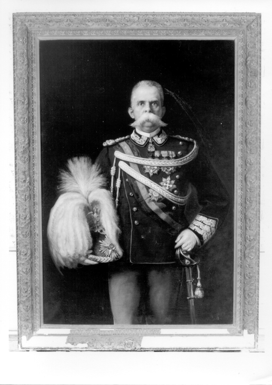 ritratto di Umberto I di Savoia (dipinto, opera isolata) - ambito italiano (ultimo quarto sec. XIX)